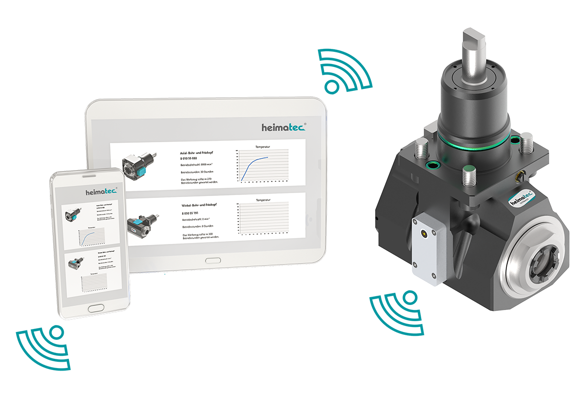 8precision tool with sensor for digital tool management and tablet to collect and work with the data