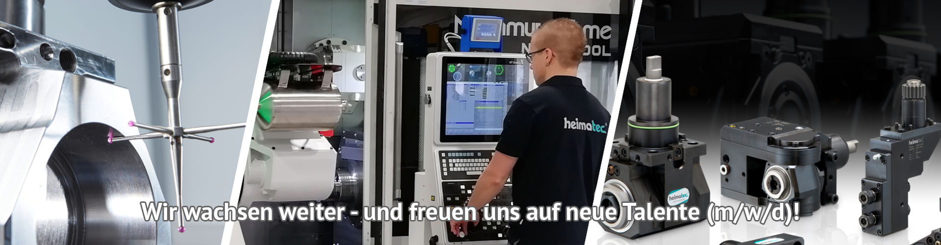 Mitarbeiter-Benefits dargestellt als Icons sowie Eindrück der Firma und des Teams